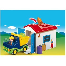 Bild på Playmobil 1.2.3 - Sorteringsgarage 6759