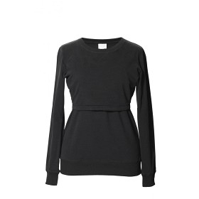 Bild på Boob Amning/gravid sweatshirt Svart (S)