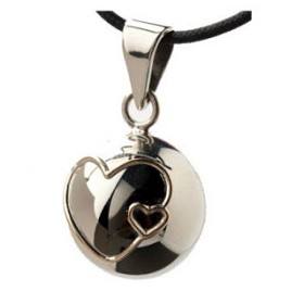 Bild på Bola Gravidsmycke Dubbelhjärta (Silver)