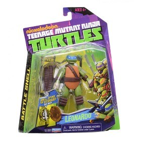 Bild på Teenage Mutant Ninja Turtles - Figur (Leonardo Battle Shell)