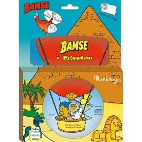 Bild på Bamse i Egypten Bok med CD