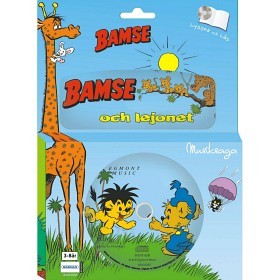 Bild på Bamse och lejonet Bok med CD