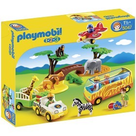 Bild på Playmobil 1.2.3 - Stor afrikansk safari 5047