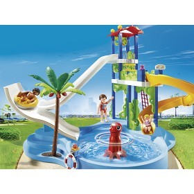 Bild på Playmobil Summer Fun - Vattenpark med rutschkanor 6669