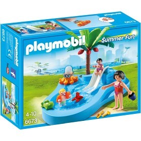 Bild på Playmobil Summer Fun - Barnpool med rutschkana 6673