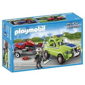 Bild på Playmobil City Action - Servicebil med gräsklippare 6111