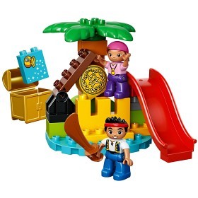 Bild på LEGO DUPLO - Jake och piraterna i Landet Ingenstans Skattkammarön 10604