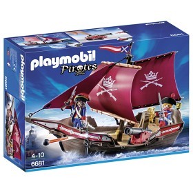 Bild på Playmobil Pirates - Kanonskepp med soldater 6681