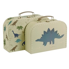Bild på A Little Lovely Company Resväska 2-pack (Dino)