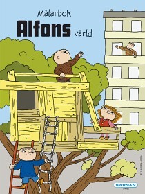 Bild på Alfons Åberg Målarbok Alfons värld
