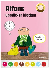 Bild på Alfons Åberg upptäcker klockan