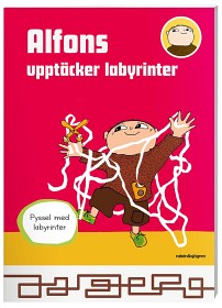 Bild på Alfons Åberg upptäcker labyrinter