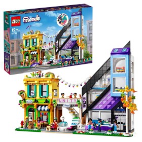 Bild på Andrasortering – LEGO Friends 41732 Blomsteraffär och designbutik i stan