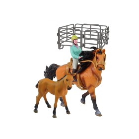 Bild på Animal Life Häst med svart man och ryttare