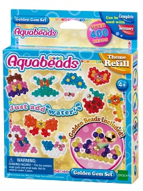 Bild på Aquabeads Refill gyllene ädelstenar