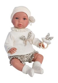 Bild på Asi Babydocka Leo 46 cm (Vit)