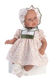 Bild på Asi - Leonora Babydocka 46 cm - Blomsterrosa