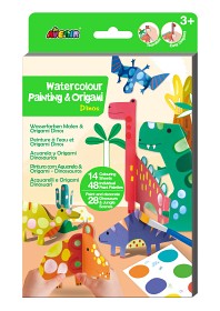 Bild på Avenir Origami & vattenmålning (Dinosaurier)