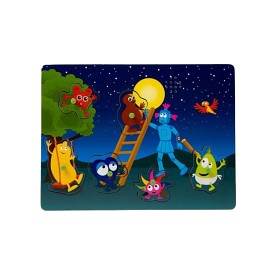 Bild på Babblarna Ljudpussel 6-bitar (Månen)