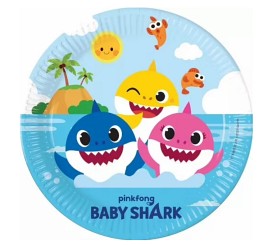 Bild på Baby Shark Papperstallrikar (8 st)