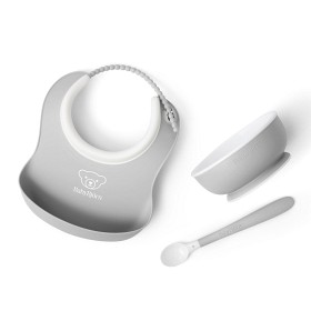 Bild på Babybjörn Barnservis 3-delar (Light Grey)