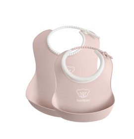 Bild på BabyBjörn Haklappset 2-pack (Pastellrosa)