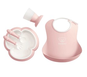 Bild på BabyBjörn Middagsset (Pastellrosa)