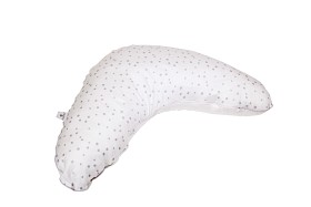 Bild på Babydan Amningskudde (Satin Dots Grey)