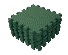 Bild på BabyDan Lekmatta Skumgummi (Dark Green)