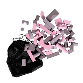 Bild på BabyDan Skumklossar (Rosa)
