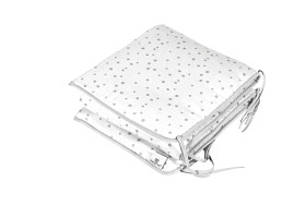 Bild på  Babydan Spjälskydd (Satin Dots Grey)