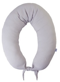 Bild på Babymatex Gravid- och Amningskudde Muslin (Soft Grey) 