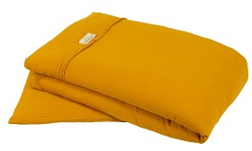 Bild på Babymatex Påslakanset Muslin Spjälsäng (Mustard)