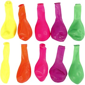 Bild på Ballonger 23 cm 10 st (Neon)