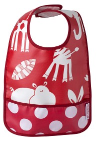 Bild på Bambino Easy wipe Haklapp (Röd)