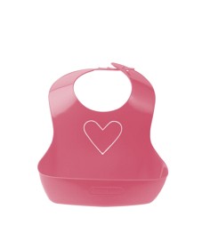 Bild på Bambino Haklapp plast (Mörkrosa)