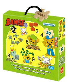 Bild på Bamse 123 Askpussel (20-bitar)