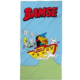 Bild på Bamse Handduk 70x140 cm (Blå)