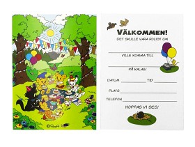 Bild på Bamse Inbjudningskort 10-pack