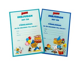 Bild på Bamse Inbjudningskort 8 st (Kalas)