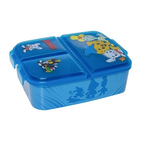 Bild på Bamse Matlåda med fack (Blå)