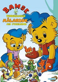 Bild på Bamse och Dunderklockan Målarbok med pysselsidor