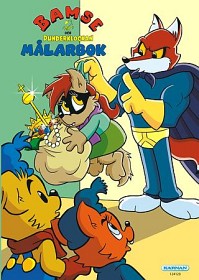 Bild på Bamse och Dunderklockan (målarbok)