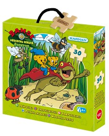 Bild på Bamse och världens minsta äventyr Askpussel i trä (30-bitar)