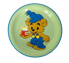 Bild på Bamse Papperstallrik 8 st (Kalas)
