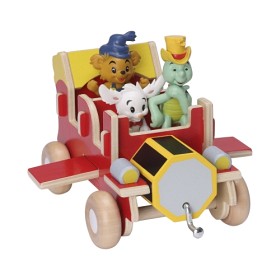 Bild på Bamse Skalmans flygande bil