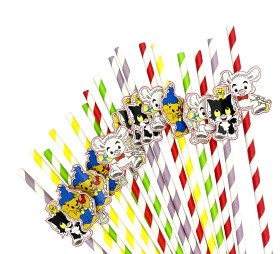 Bild på Bamse Sugrör 16-pack