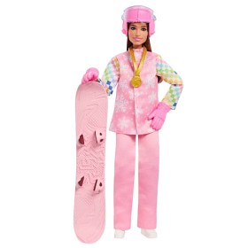 Bild på Barbie Deluxe Career Snowboard docka