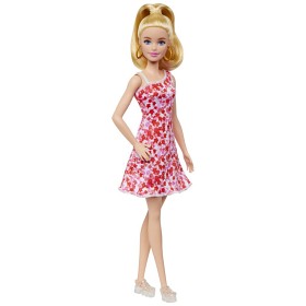 Bild på Barbie Fashionista Docka Pink Floral Dress