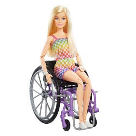 Bild på Barbie Fashionista Rullstol Checkers